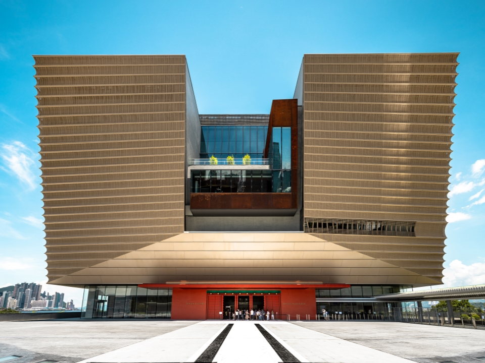 香港故宫文化博物馆外观。